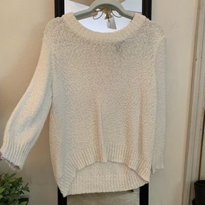 white H&M sweater